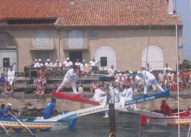 Marseillan port jousting near rental villa